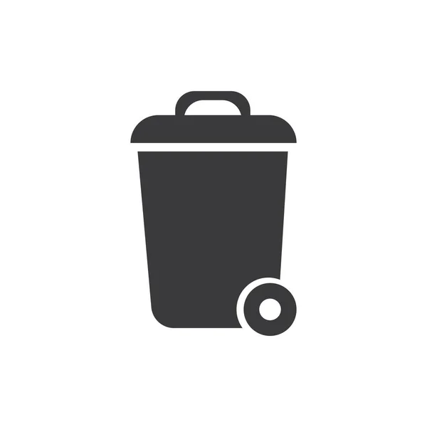 Trash Can Icon Vector Illustration — Stock Vector