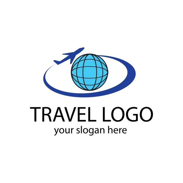 Travel Logo Vector Icon Design Template Vector — Stock Vector
