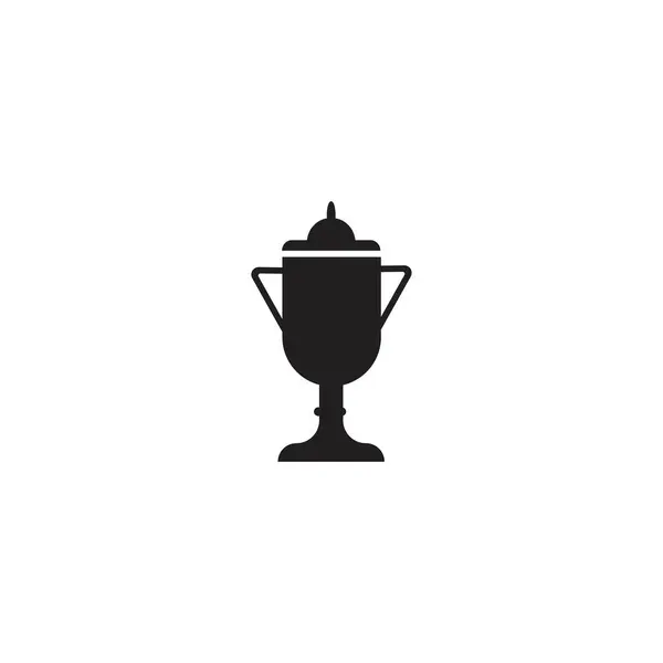 Trophy Icon Vector Illustration Design Template - Stok Vektor