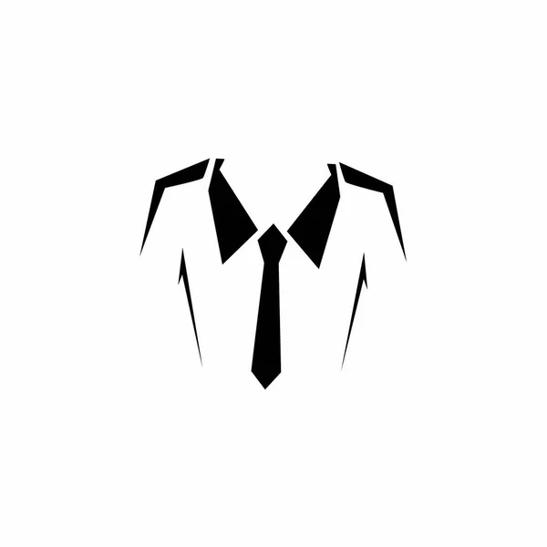 Tuxedo Logo Szablon Wektor Ikona Ilustracja Projekt Wektor — Wektor stockowy