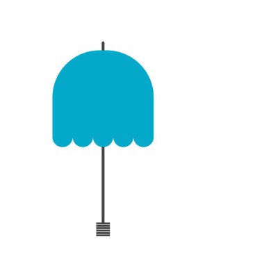 şemsiye simgesi vektör illüstrasyon şablonu tasarımı
