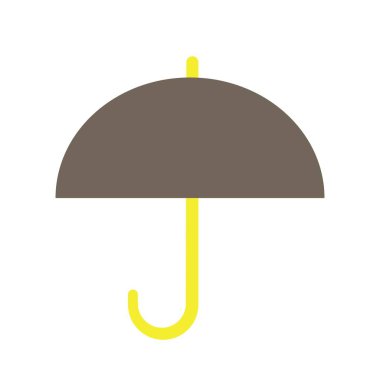 şemsiye simgesi vektör illüstrasyon şablonu tasarımı