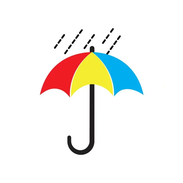 Umbrella Icon Vector Illustration Template Design — Stock Vector