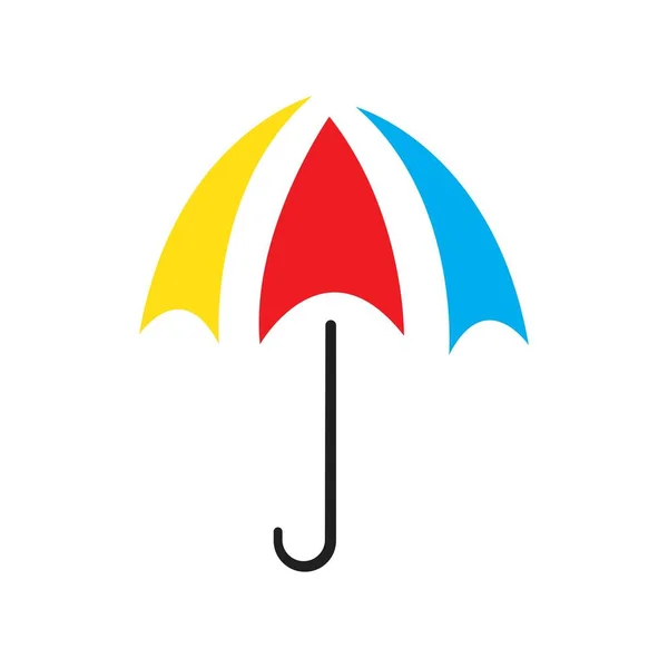 Umbrella Icon Vector Illustration Template Design — Stock Vector