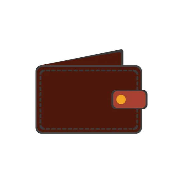 Wallet Icon Vector Illustration Template — Stock Vector