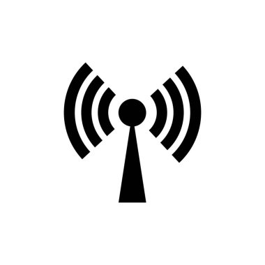 Wi-fi simgesi. internet simgesi vektörü