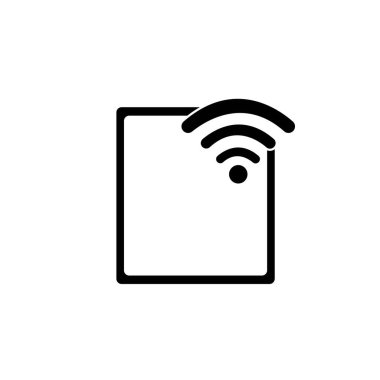 Wi-fi simgesi. internet simgesi vektörü