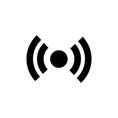 Wi-fi simgesi. internet simgesi vektörü