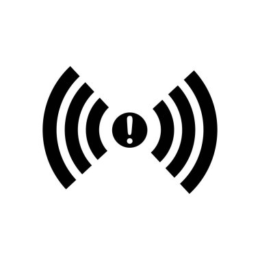 Wi-fi simgesi. internet simgesi vektörü