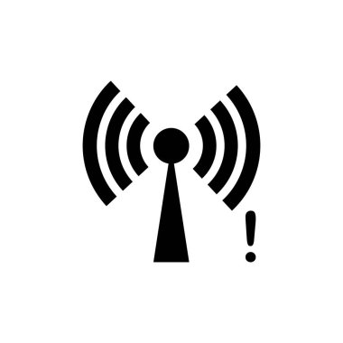 Wi-fi simgesi. internet simgesi vektörü