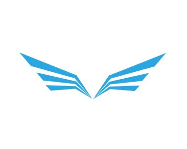 Wing Falcon Logo Şablonu vektör çizimi tasarımı