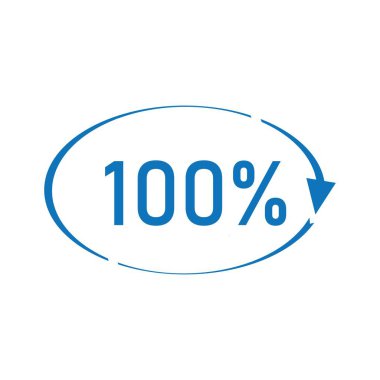 % 100 simge vektör çizim şablonu