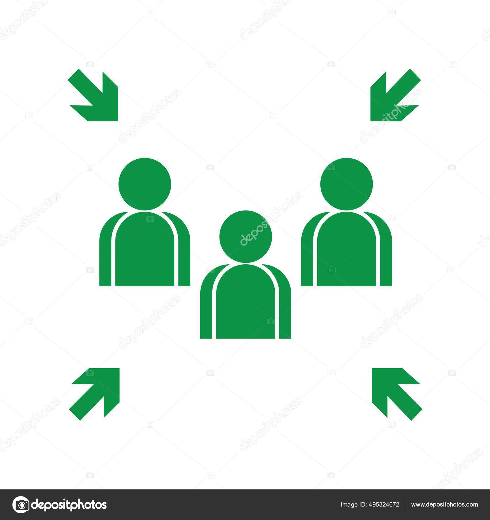 Panneau Point Évacuation Urgence Panneau Point Rassemblement