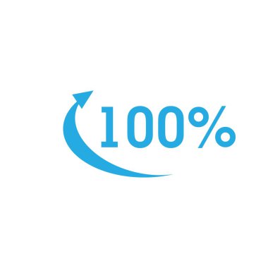 % 100 simge vektör çizim şablonu