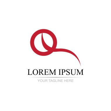 Harf Q Business soyut birlik vektör logosu tasarım şablonu