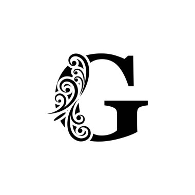 Uygulamanız veya şirket kimliğiniz için G harfi logo tasarım şablonu ögeleri