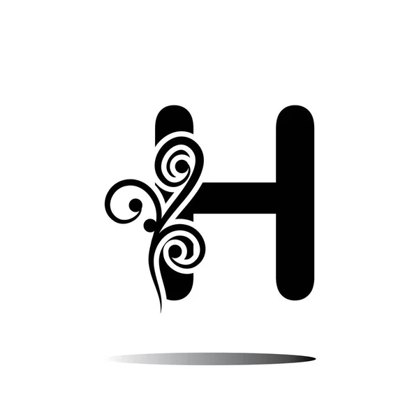 Carta Logotipo Ilustração Modelo Design — Vetor de Stock