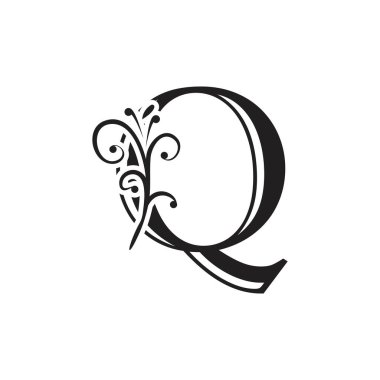 Harf Q Business soyut birlik vektör logosu tasarım şablonu