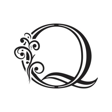 Harf Q Business soyut birlik vektör logosu tasarım şablonu