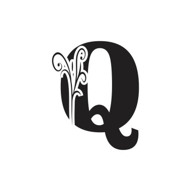 Harf Q Business soyut birlik vektör logosu tasarım şablonu