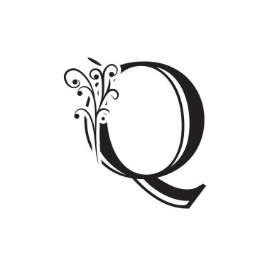 Harf Q Business soyut birlik vektör logosu tasarım şablonu
