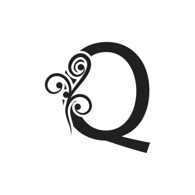Harf Q Business soyut birlik vektör logosu tasarım şablonu