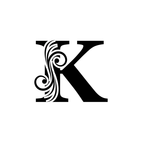 文字Kロゴアイコンデザインテンプレート要素 — ストックベクタ