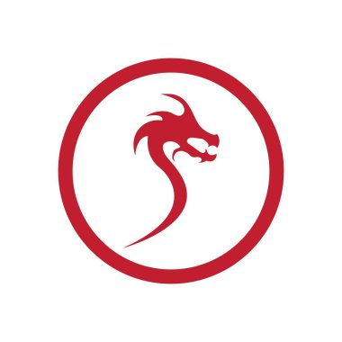 Kızıl Ejder logosunun vektör çizimi