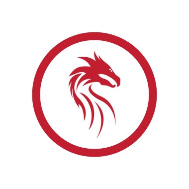 Kızıl Ejder logosunun vektör çizimi