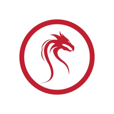 Kızıl Ejder logosunun vektör çizimi