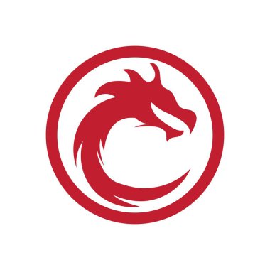 Kızıl Ejder logosunun vektör çizimi