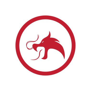 Kızıl Ejder logosunun vektör çizimi