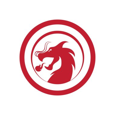 Kızıl Ejder logosunun vektör çizimi