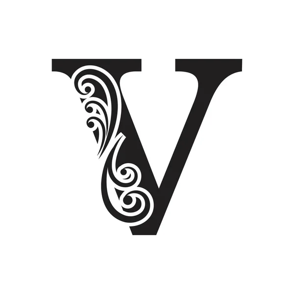 手紙Vビジネス企業の抽象的な団結ベクトルロゴデザインテンプレート — ストックベクタ