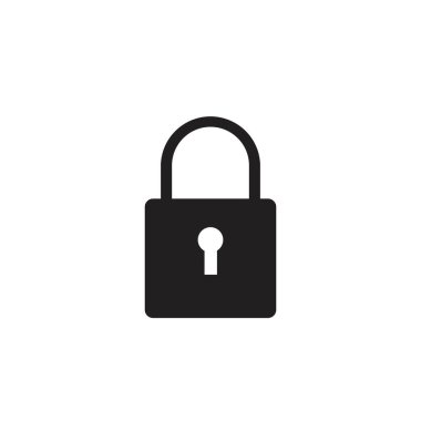 ikon vektör çizim şablonunu kilitle