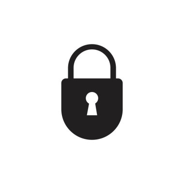 ikon vektör çizim şablonunu kilitle