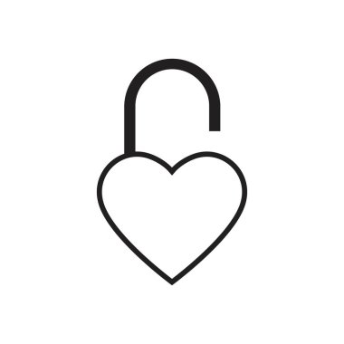 ikon vektör çizim şablonunu kilitle