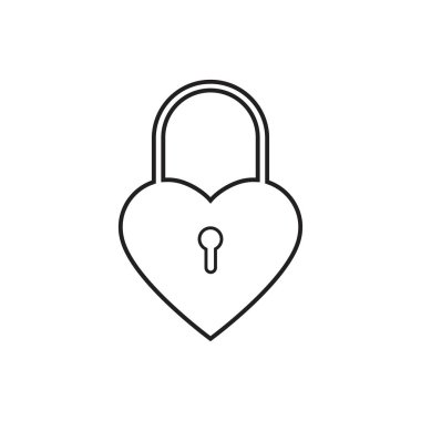 ikon vektör çizim şablonunu kilitle