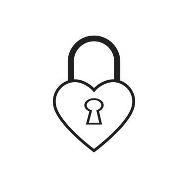 ikon vektör çizim şablonunu kilitle