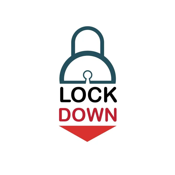 stock vector Lockdown logo design vector. icon lockdown. Global pandemic health warning concept