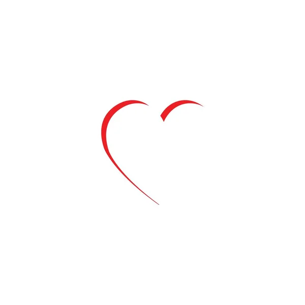 Vetor Ícone Coração Símbolo Perfeito Amor Dia Dos Namorados Sinal — Vetor de Stock