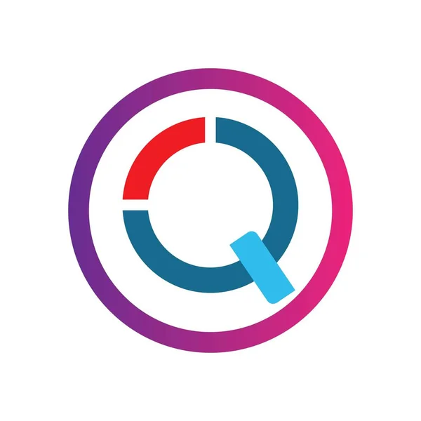 字母Q标志模板矢量图标设计 — 图库矢量图片
