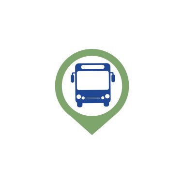 otobüs durağı konum haritası işaretçisi