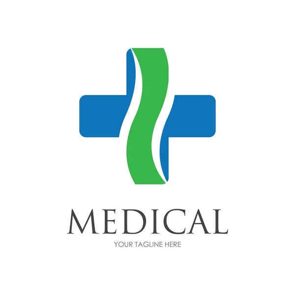 Salud Medical Logo Plantilla Vector Ilustración Diseño — Archivo Imágenes Vectoriales