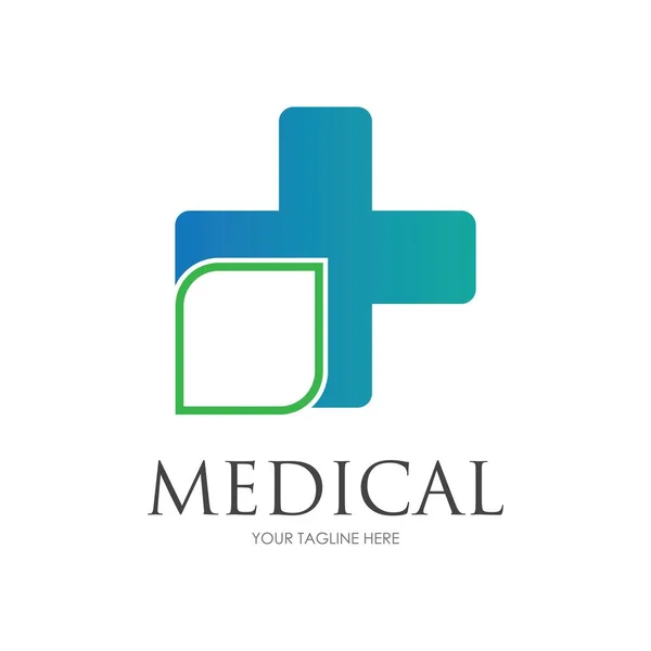 Hälsa Medicinsk Logotyp Mall Vektor Illustration Design — Stock vektor