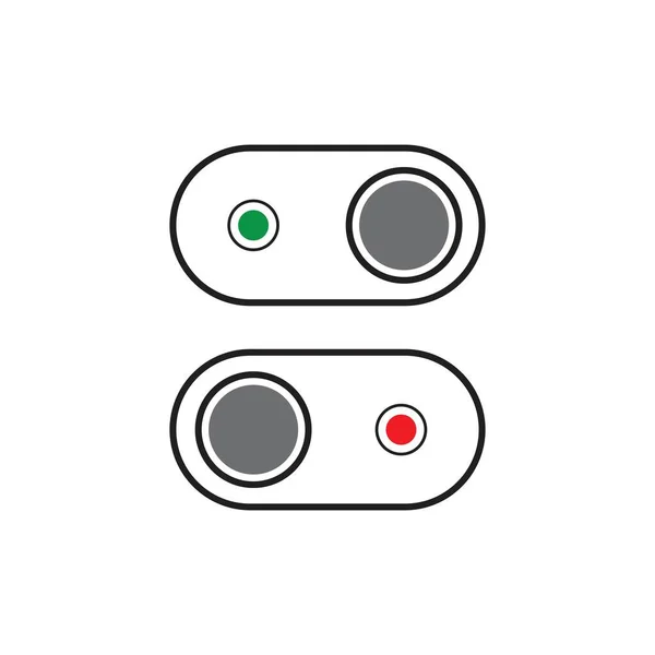 Button Icon Vector Design Illustration — Stock Vector