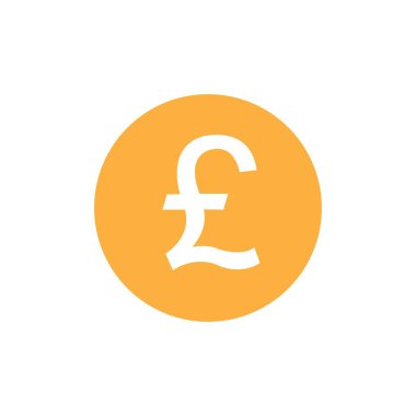 pound para vektörü resimleme şablonu - vektör