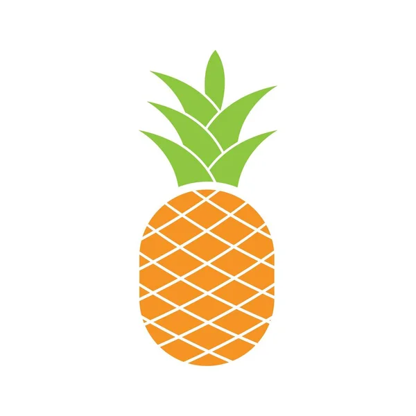 Ananas Tropische Vectorafbeeldingen Van Fruit — Stockvector