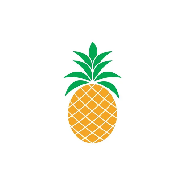 Ananas Tropikalny Wektor Owoców Ilustracji — Wektor stockowy