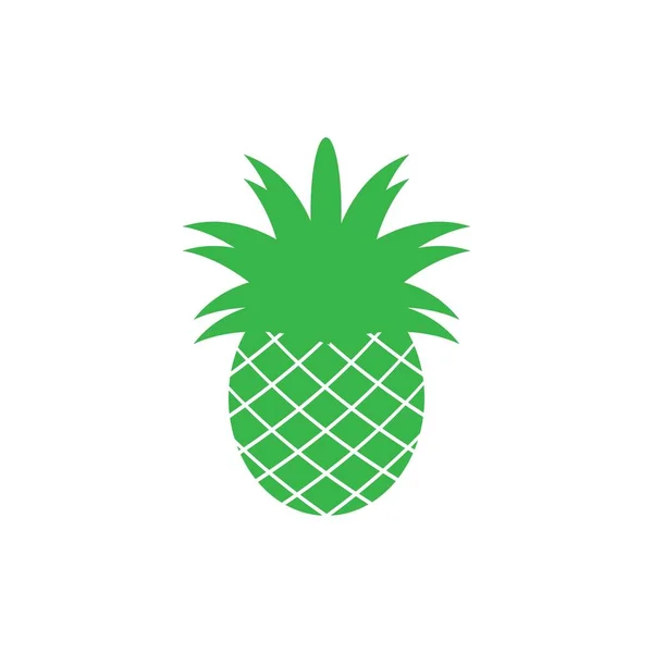 Illustration Vectorielle Des Fruits Tropicaux Ananas — Image vectorielle